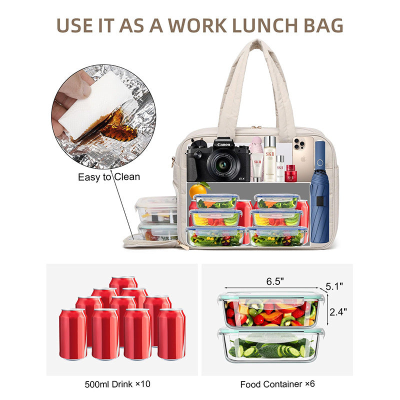 Insulated Lunchbox Bag with Separate Storage Compartment Stornfield