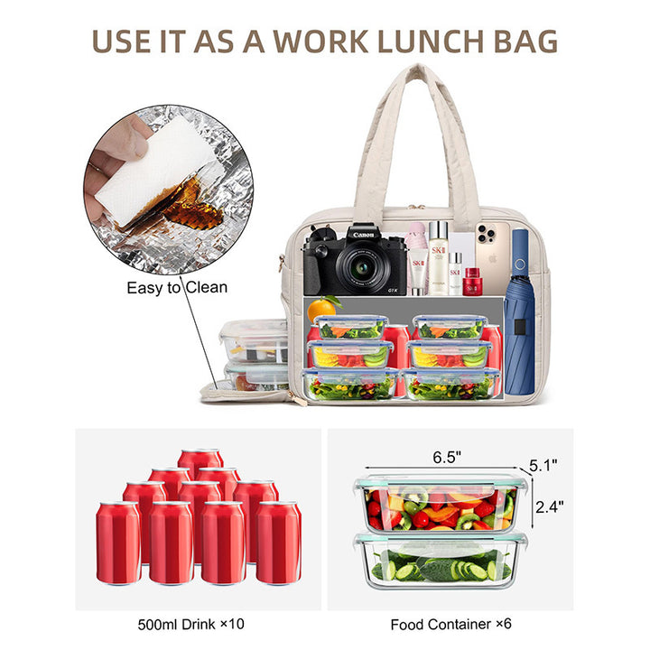 Insulated Lunchbox Bag with Separate Storage Compartment Stornfield