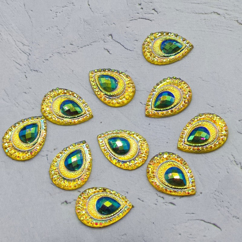 Glittering drop appliqués Stornfield