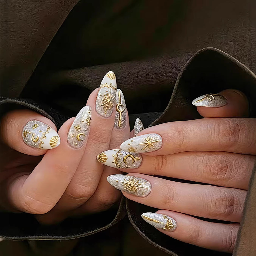 Celestial Design Press-On Nails