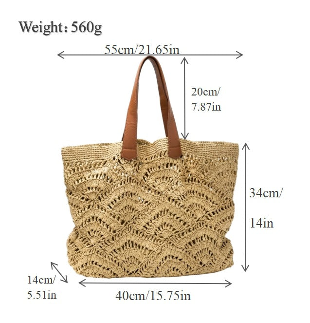 Generous Macrame Beach Bag Stornfield