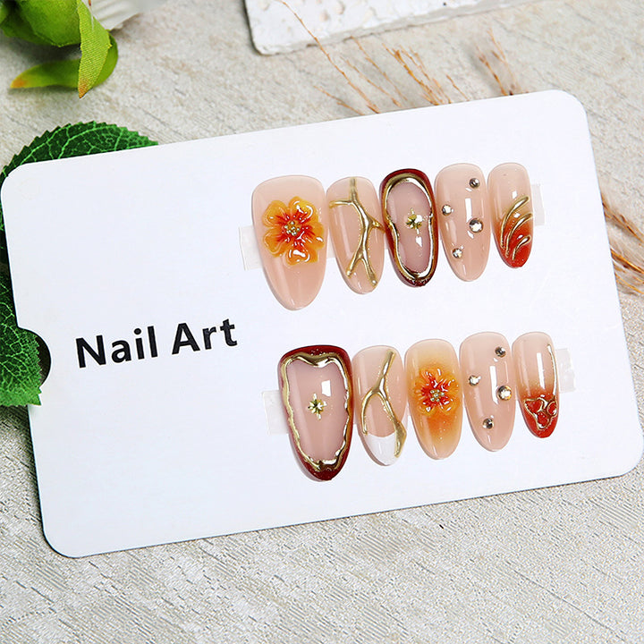 Do-it-Yourself artificial nails with floral designs Stornfield