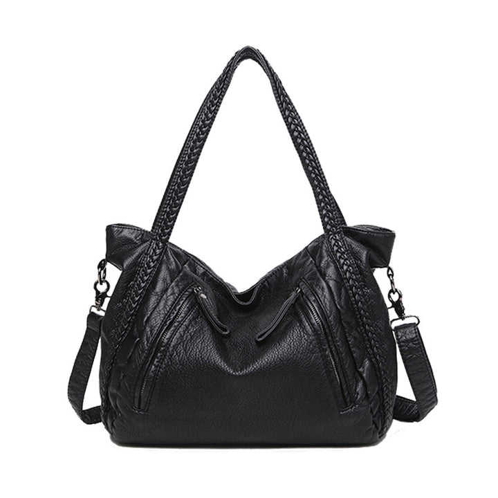 Braided Leather Handbag