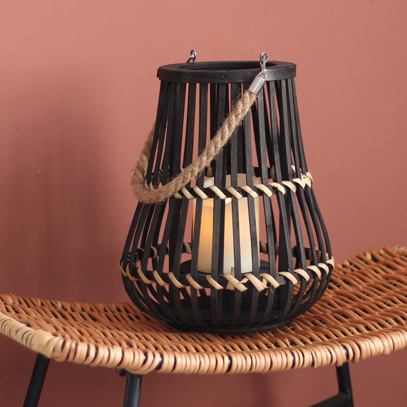 Stylish lantern with hemp handle Stornfield
