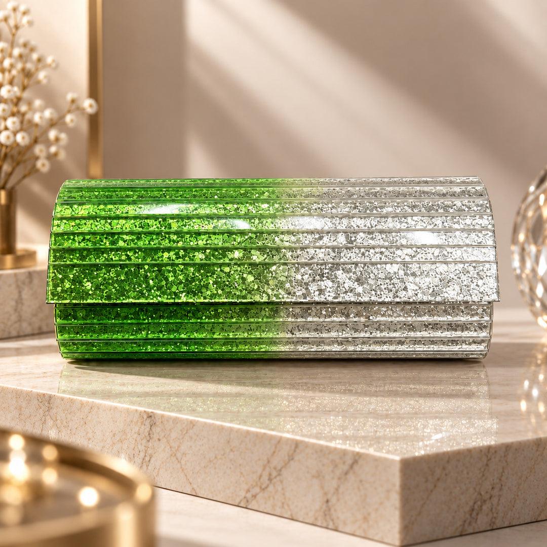 Glamorous Glitter Twist Clutch