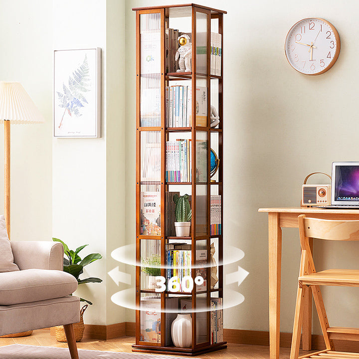 Rotating shelf with flexible shelves and 360-degree function Stornfield