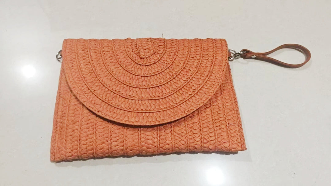 Woven Natural Material Crossbody Bag Stornfield