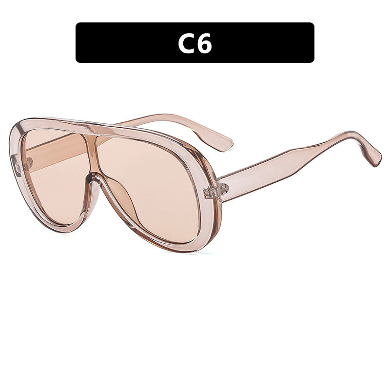 Women’s futuristic sports sunglasses with wide lens and UV protection Stornfield