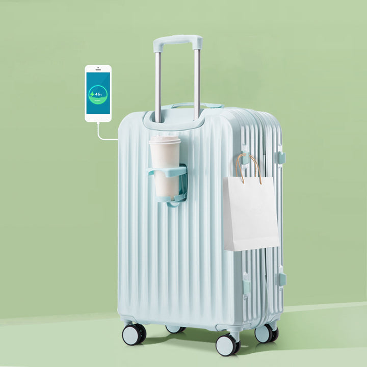 Unisex Smart Charging Hard-Shell Travel Suitcase Stornfield