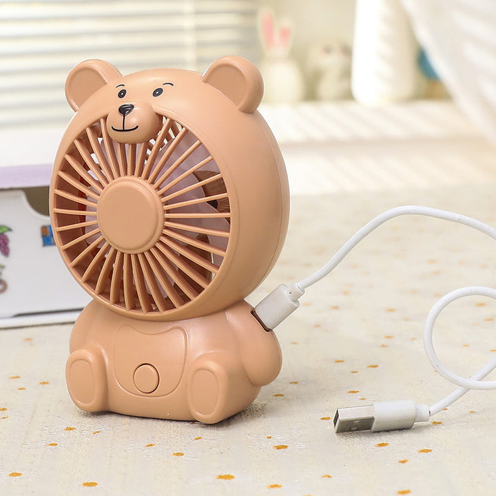 Ladies USB table fan in bear design Stornfield