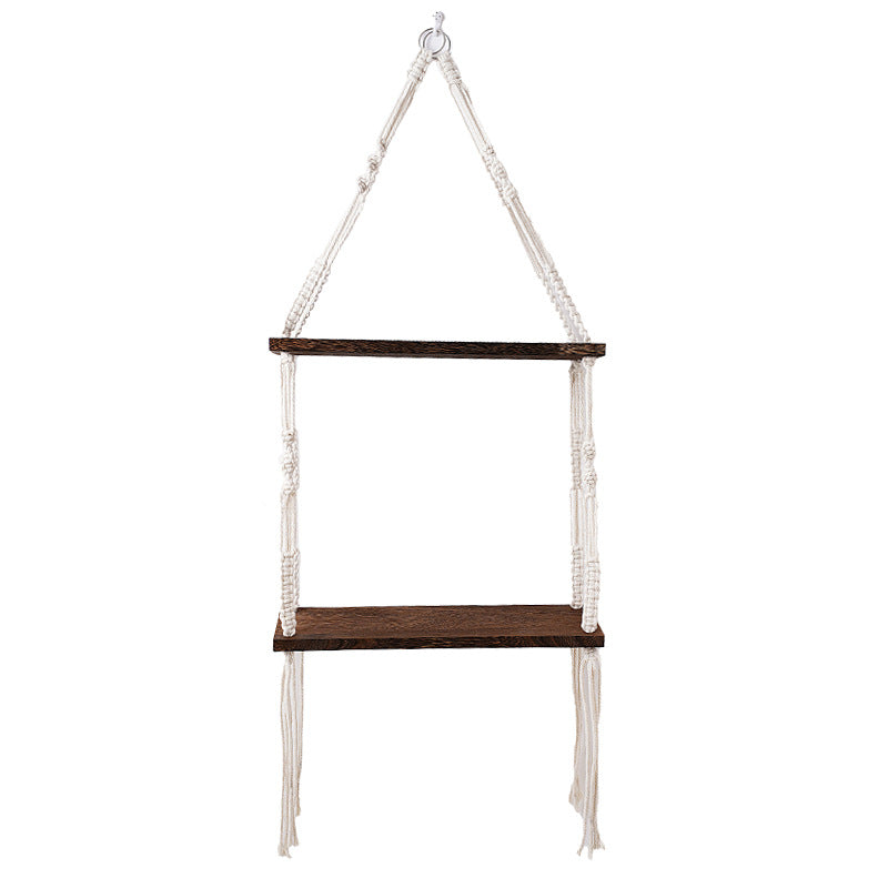 Macramé Floating Shelf Organizer Stornfield
