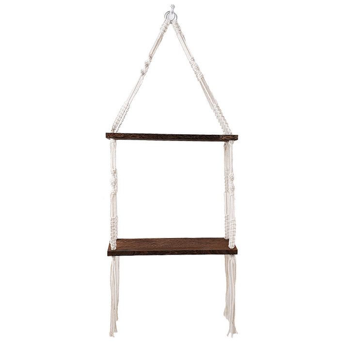 Macramé Floating Shelf Organizer Stornfield