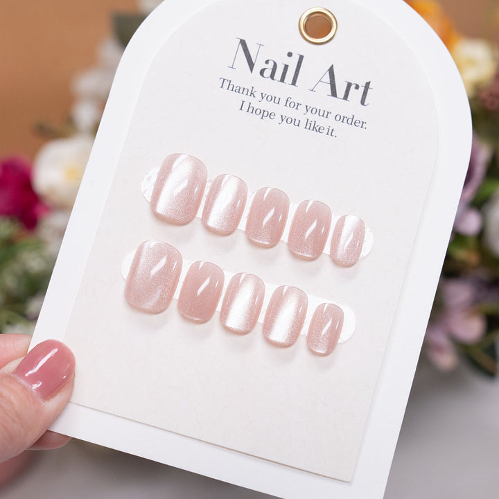 Elegant Press-On Nail Set with Glossy Finish  1791110649