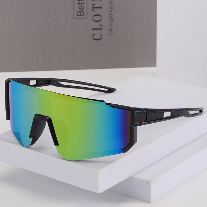 Men's Futuristic Oversized Shield Sunglasses Stornfield