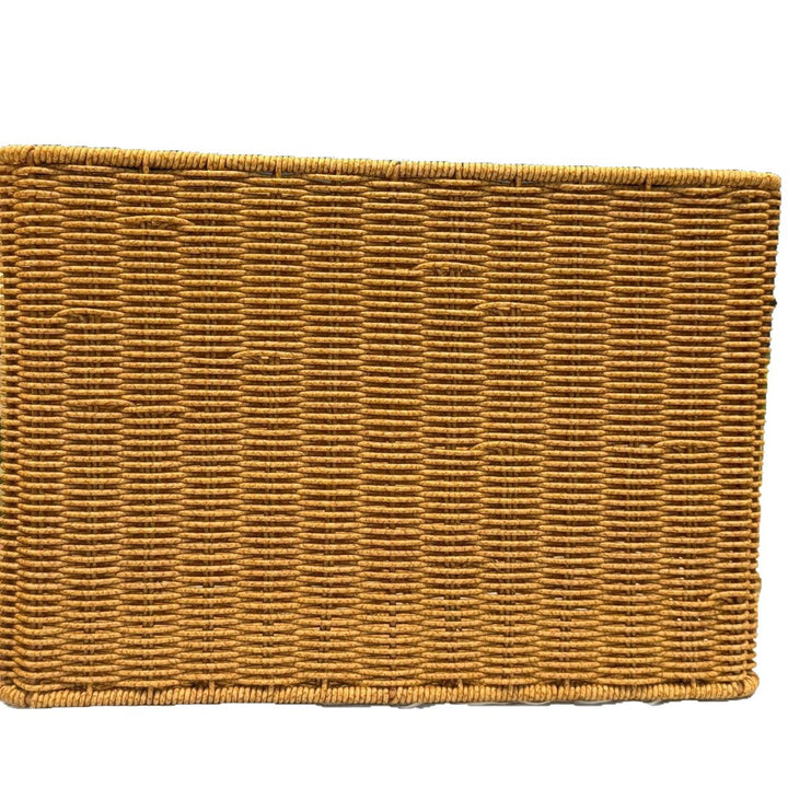 Women's Rectangular Rattan Storage Basket with Compartments Stornfield
