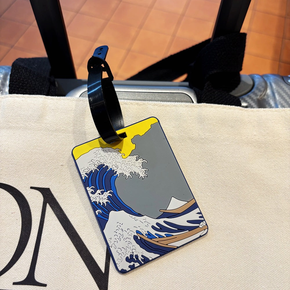 Adventure-Themed Ski Goggles Luggage Tag Stornfield