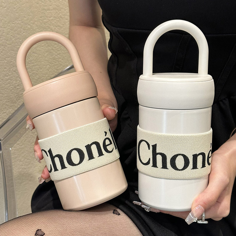 Women's multifunctional thermos cup with practical carrying handle Stornfield