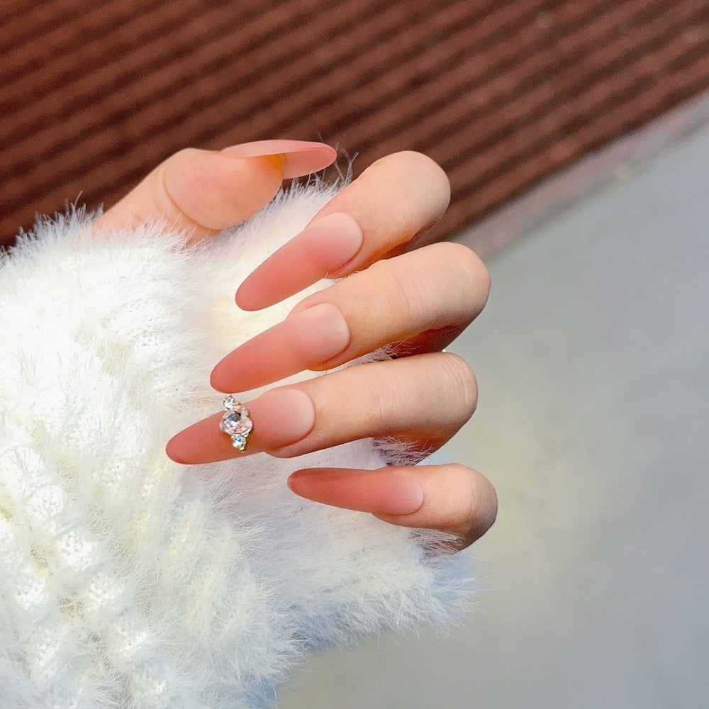 Elegant Matte Stiletto Nail Extensions