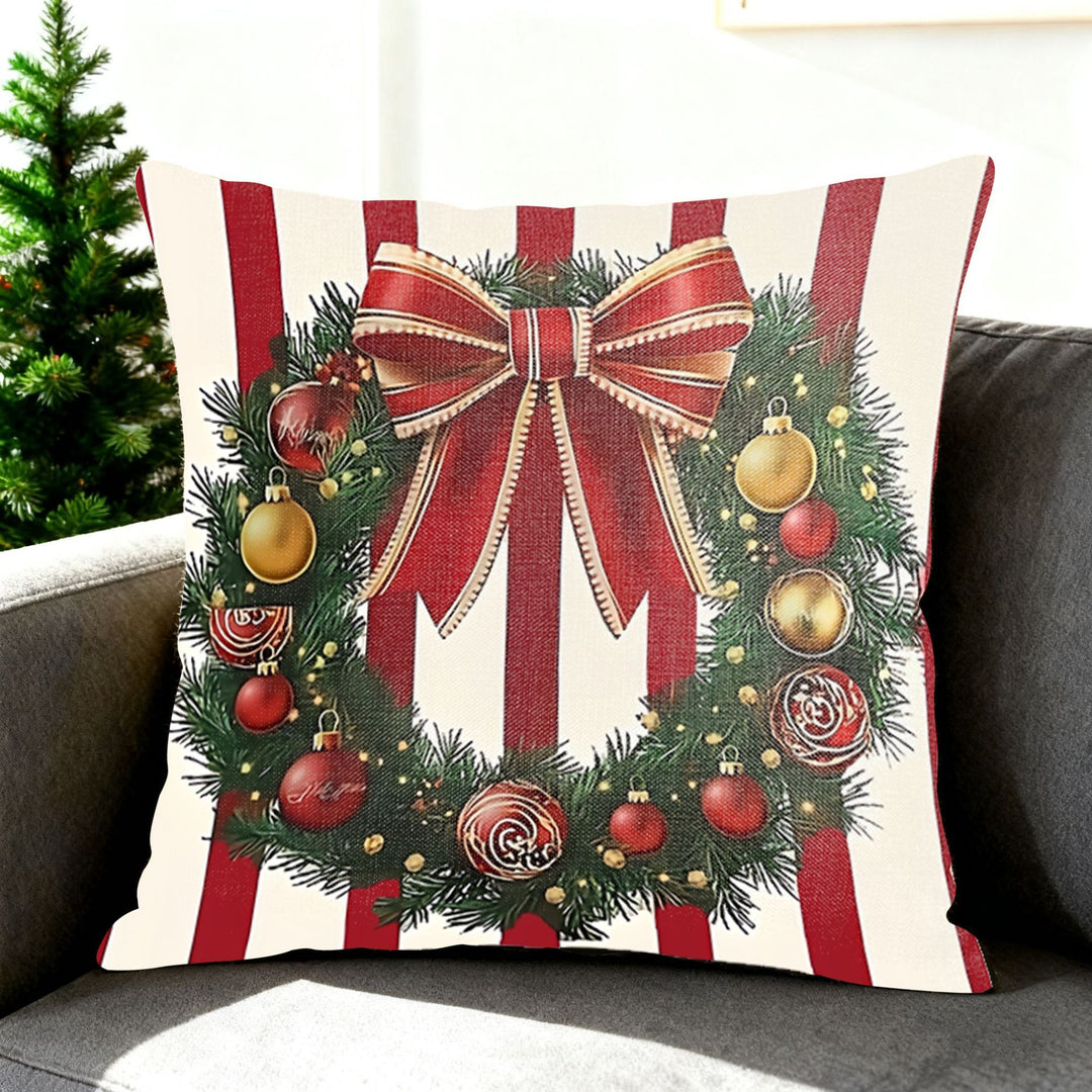 Festive Holiday Decor Pillow