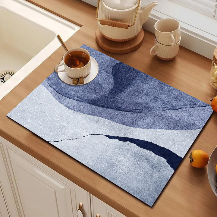 Abstract Geometric Kitchen Mat Stornfield
