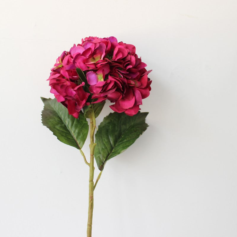 Lifelike Hydrangea Floral Stem