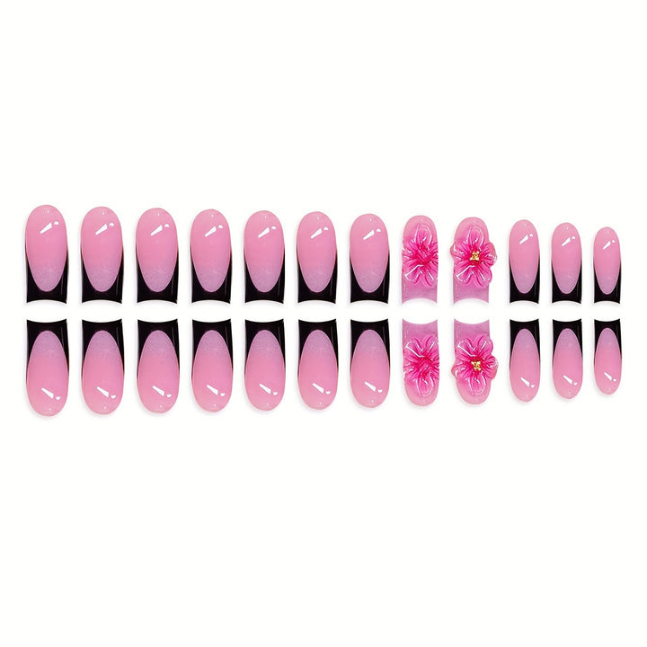 Floral Decorative Press-On Nail Art Stornfield