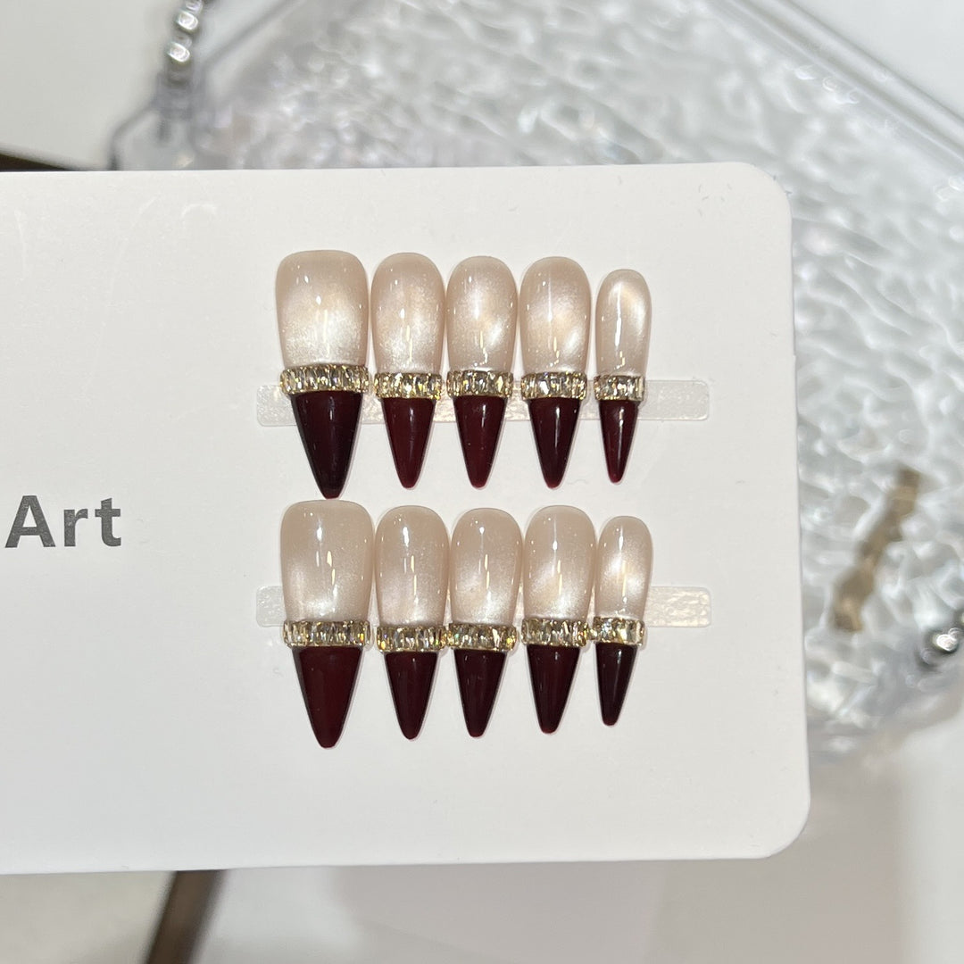 Elegant Stiletto Nail Art Set