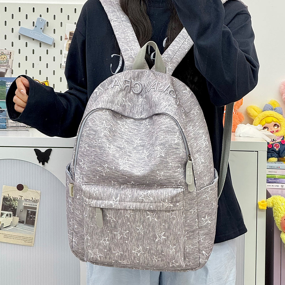Casual All-Occasion Star-Print Backpack Stornfield