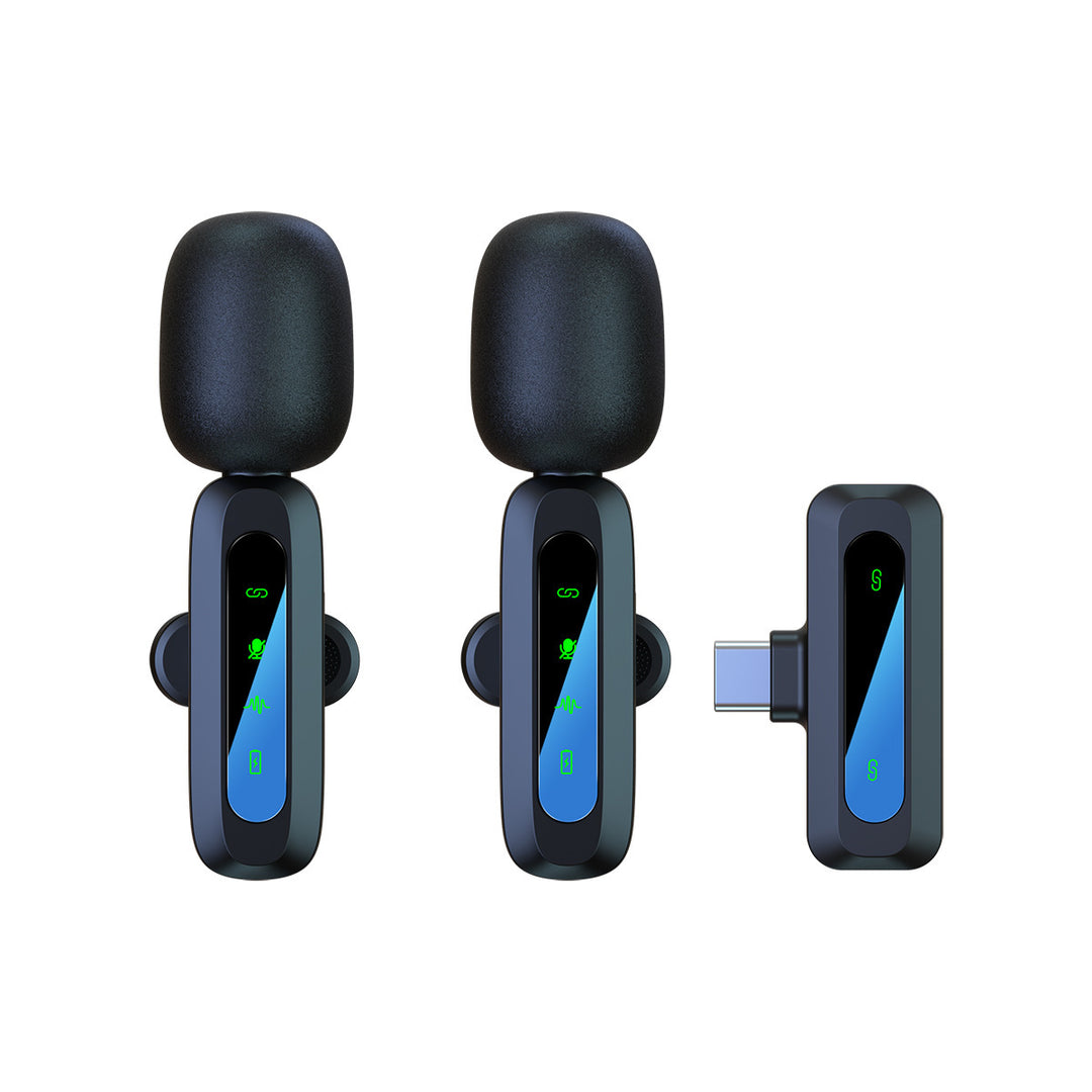 Wireless Lavalier Microphone with High-Sensitivity Audio Recording Stornfield