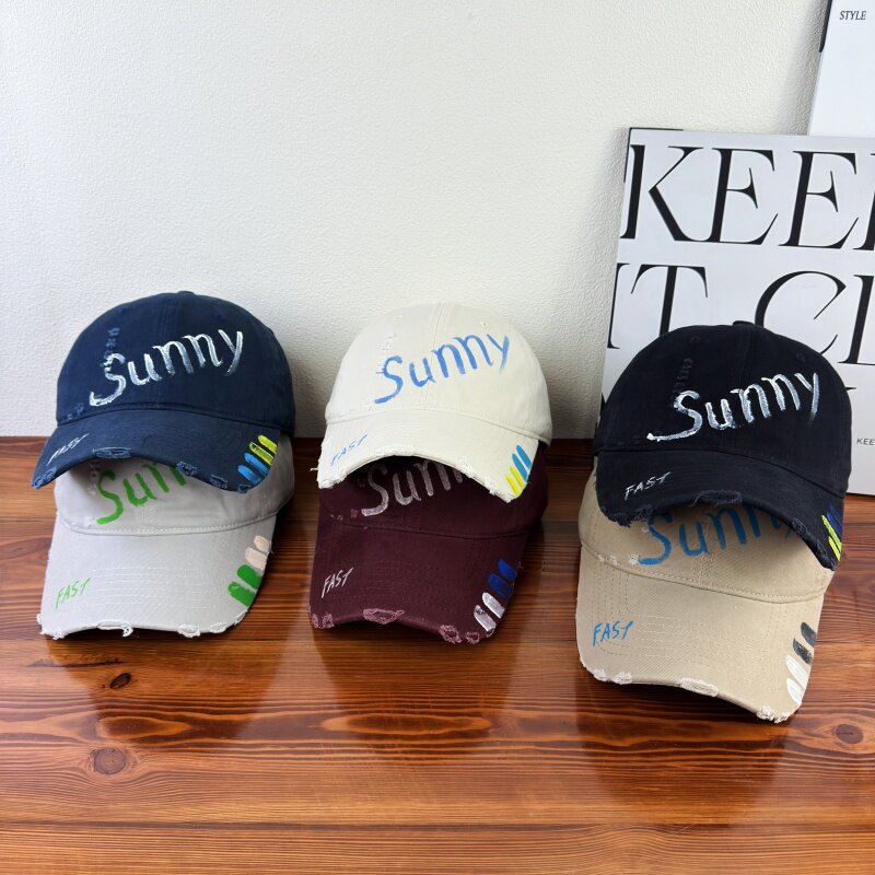 Women's Distressed Graphic Sun Cap Stornfield