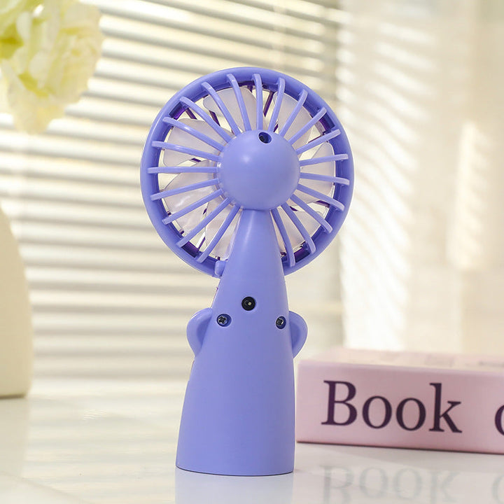 Women's Portable Mini Handheld Fan with USB Charging Function and Ergonomic Design Stornfield