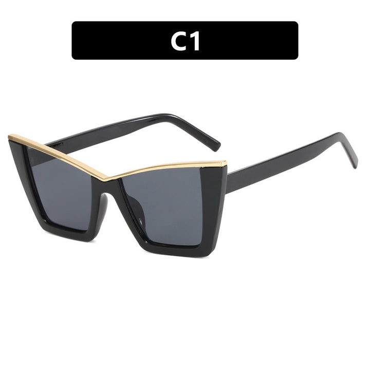 Women's fashionable sunglasses with a unique geometric frame Stornfield