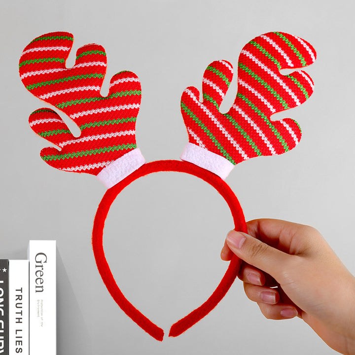 Festive Reindeer Antler Headband