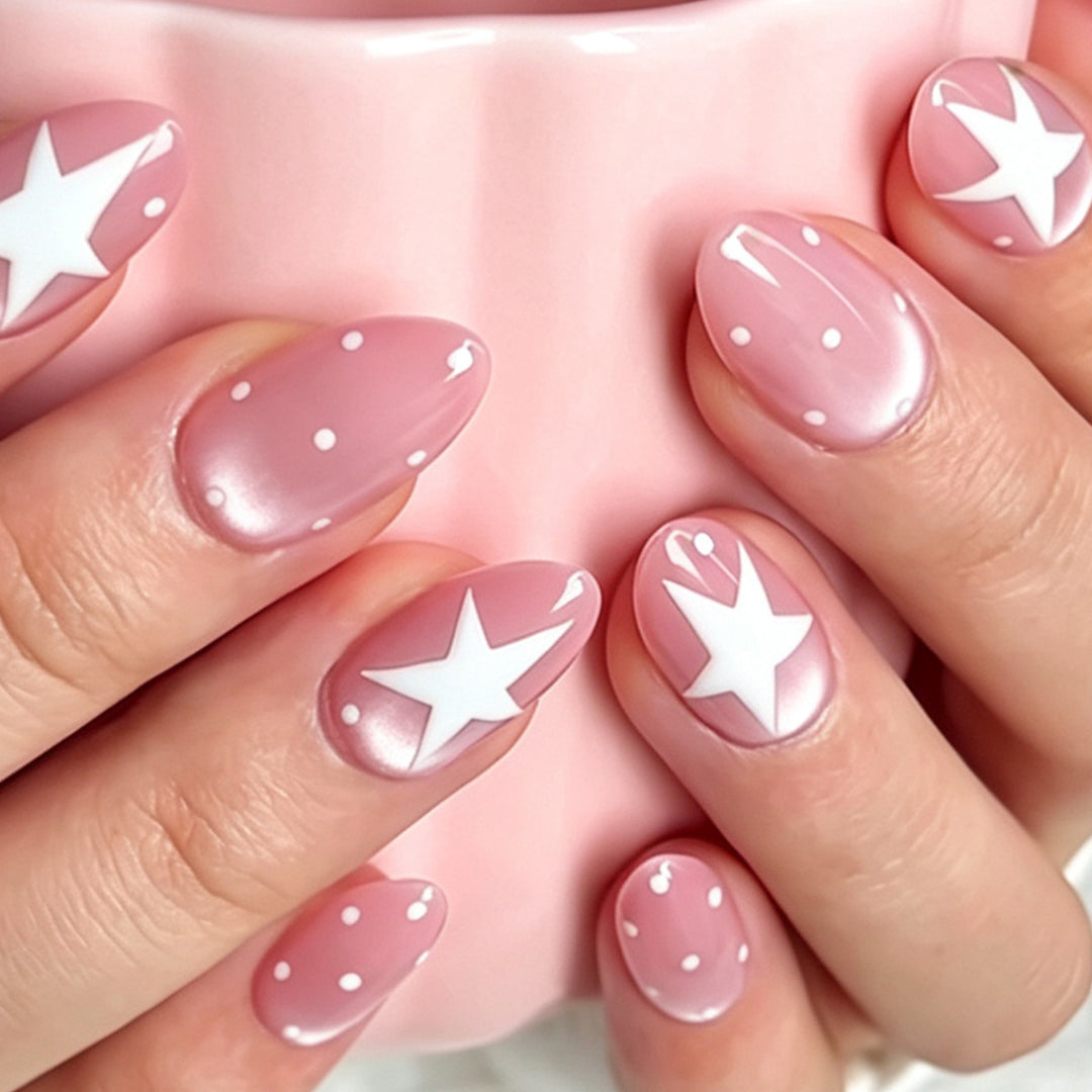 Starry Patterned Nail Art Stornfield