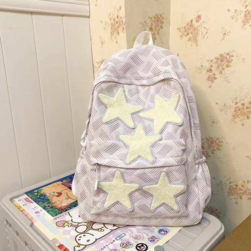 Backpack with Stylish Star Design and Comfortable Carrying System Stornfield