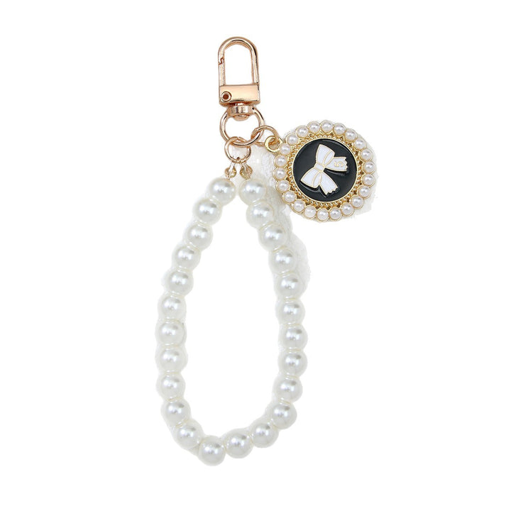 Elegant Pearl Beaded Keychain Stornfield