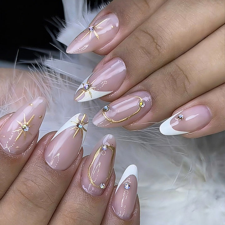 Elegant Decorative Press-On Nail Art Set Stornfield