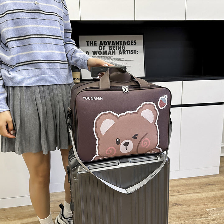 Adorable Cat Print Messenger Bag