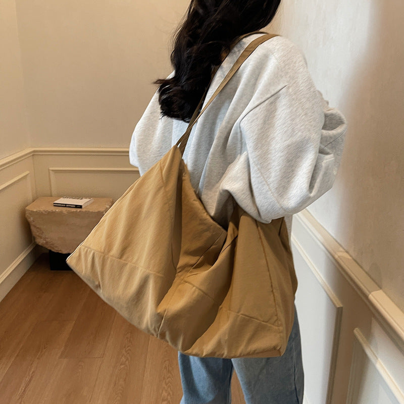 Textured Fabric Shoulder Hobo Bag Stornfield