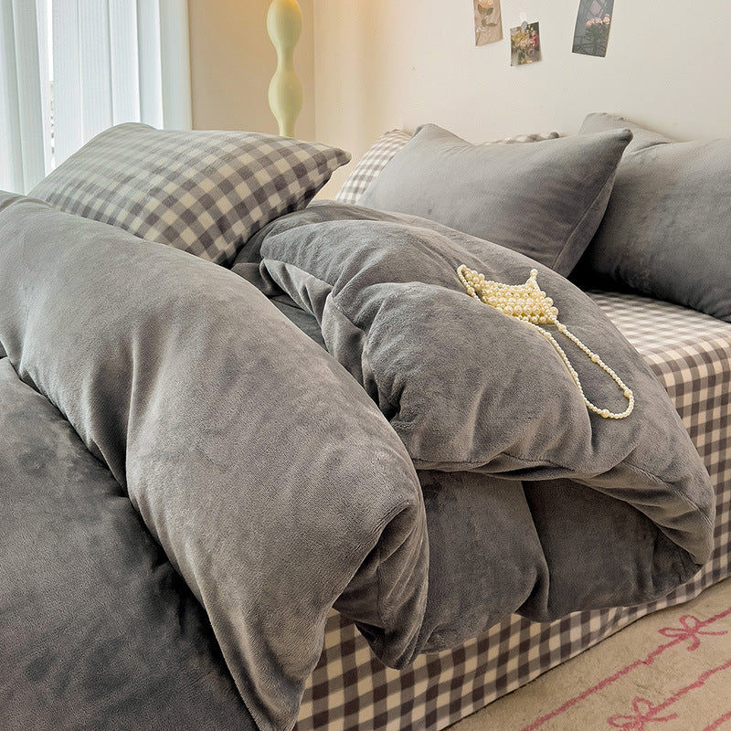 Cozy Striped Bedding Set