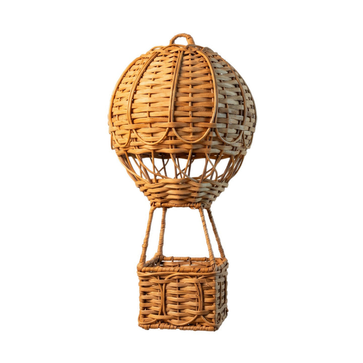 Handwoven storage basket in hot air balloon design Stornfield