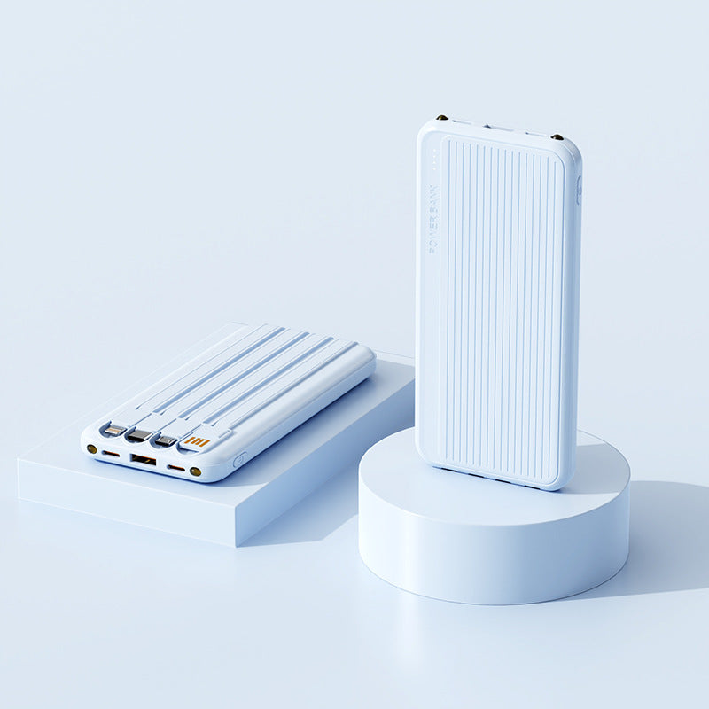 Powerbank with Integrated Charging Cables and High-Speed Charging Function Stornfield