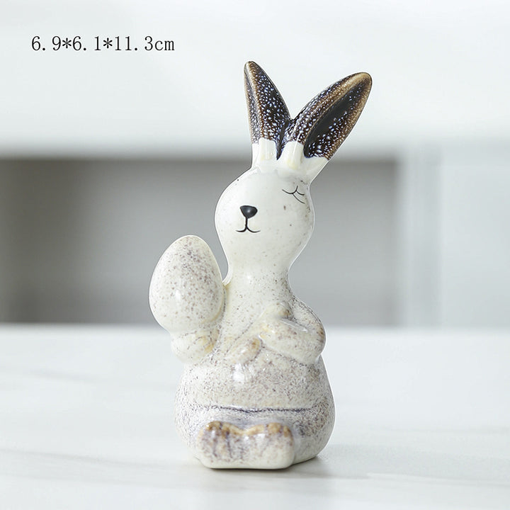 Whimsical Decorative Bunny Sculpture Stornfeild