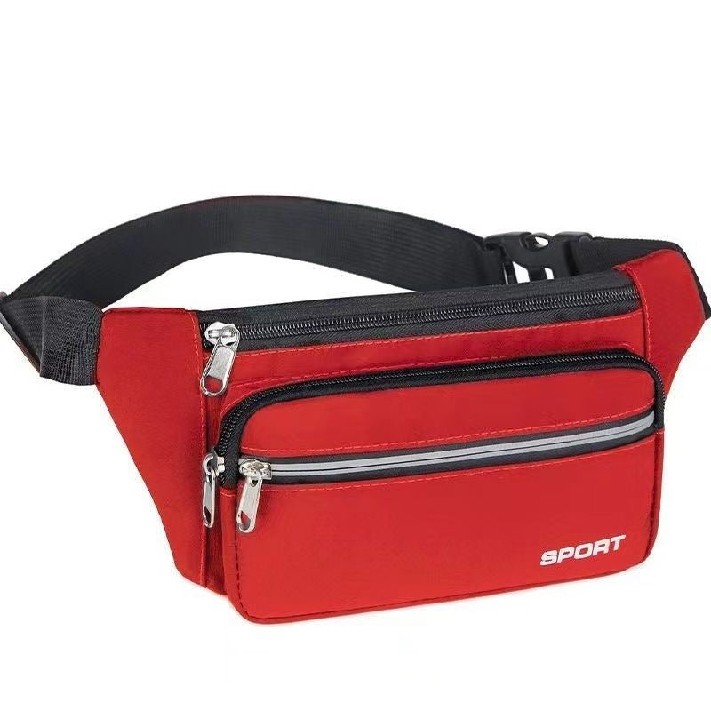 Sporty Waist Bag With Multiple Compartments Stornfield