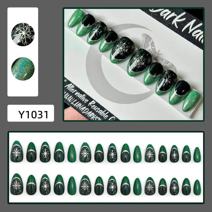 High-quality artificial nails in winter design Stornfield