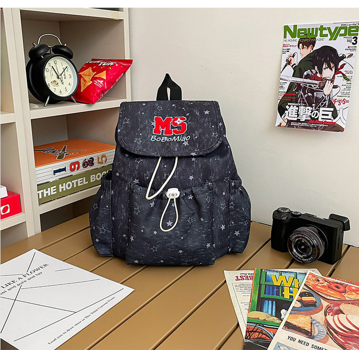 Casual Stars-Embellished Backpack