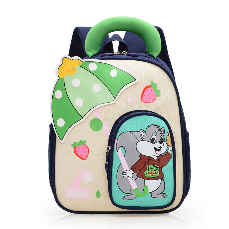 Kids' Playful Cartoon Character Backpack Stornfield