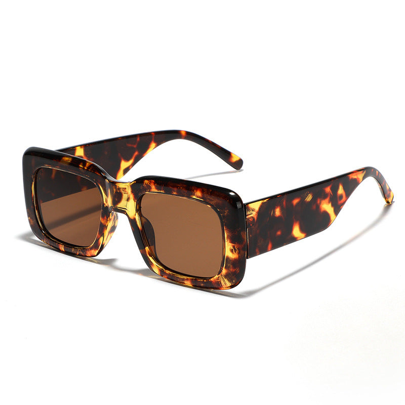 Women's modern square sunglasses with color-coordinated pattern Stornfield