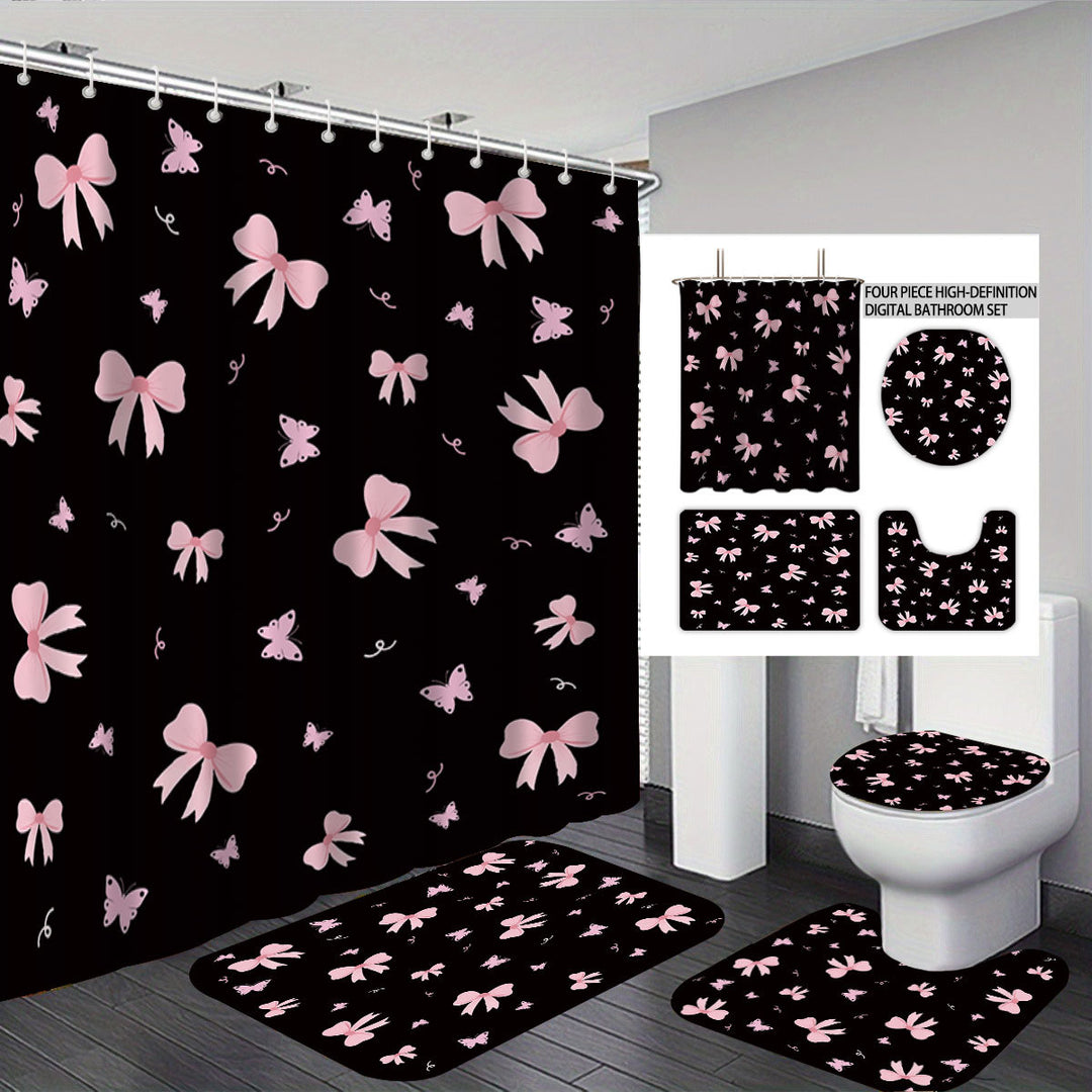 Bunny-Themed Digital Bathroom Decor Set Stornfield