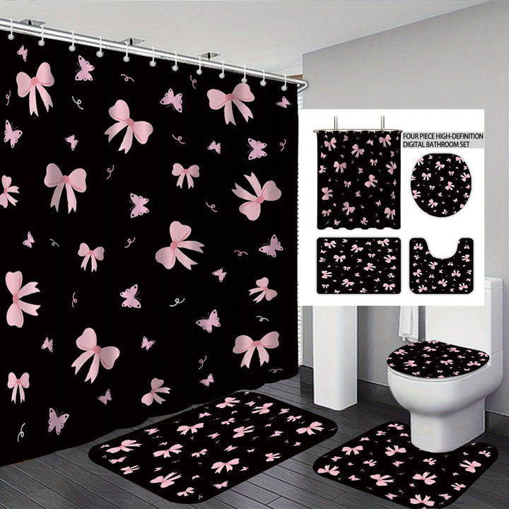 Bunny-Themed Digital Bathroom Decor Set Stornfield